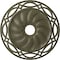 Ekena Millwork Loera Ceiling Medallion (Fits Canopies up to 6 1/4"), 26 5/8"OD x 4 1/2"ID x 1 3/8"P, Painted Turtle CM26LOPTF - alternate 1